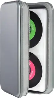CD Case Hard, 96 Capacity CD/DVD Case Holder CD Storage Organizer Wallet Protect