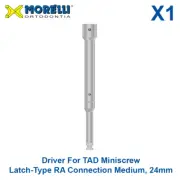 Dental Morelli Driver For TAD Miniscrew Latch-Type RA Connection Medium 24mm