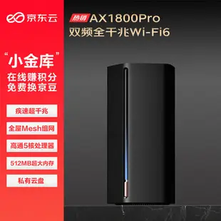 京東雲無線寶 能賺京豆的路由器 AX1800 Pro 256G 高通5核處理器 WIFI6 5G雙頻高速 遊戲路由 無線穿牆路由
