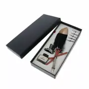 8-in-1 Antique Feather Quill Pen Dip Fountain Calligraphy Set