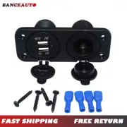 Car Cigarette Lighter Socket Splitter Dual USB Charger Power Adapter Outlet 12V