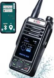 5W Long-Range GMRS Radio - IP67 Waterproof, Two-Way Walkie Talkie