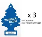 3 x Little Trees Air Freshener New Car - Car Truck Taxi Uber Home Office