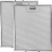 SPARES2GO Metal Mesh Filter for Baumatic Cooker Hood/Extractor Fan Vent (318 x 258 mm, Pack of 2)