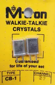 Newport Ch27 Channel 27 Receive & Transmit Crystal Pair For Walkie Talkies