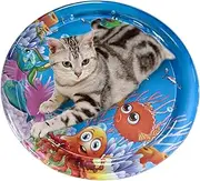 Water Mat for Cats - Sensory Pets Water Mat Play Pad | Cooling Pad for Indoor Outdoor Cats Dogs Puppies, Soft Comfortable Waterbed for Sleep Relax