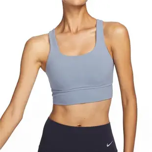 Nike 運動內衣 Alate Ellipse 藍 中強度支撐 吸濕快乾 美背 跑步 DO6620-493