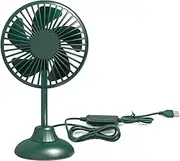 Labymos Portable Mini Car Fan Powerful Silent Fan 3 Speeds Settings 360° Rotation Car Desk Fan for Car, Home, Office,Travel