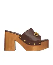 VLogo Chain platform mules 39 Brown
