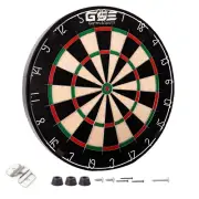 PRO Official Size Bristle/Sisal Staple-Free Dart Board/Dartboard for Steel Darts
