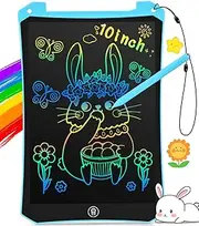 EooCoo Kids Toys Gifts,LCD Writing Tablet 10 Inch Doodle Board, Mess Free Colouring Book for Toddlers, Easter Birthday Gifts, Toddlers Travel Essentials, Toys for Girls Boys 3 4 5 6 7 8 Years