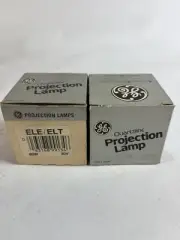 Vintage GE Quartzline projector lamp bulb ELE/ELT 80 Watts 30 Volts