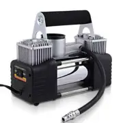 GIANTZ 12V 85L/Min Car Air Compressor 4x4 4wd Portable Tyre Inflator Deflator