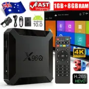 X96Q Smart TV Box 2G+16GB 4K HDR Media Player OS H.265 Android 10.0 Wifi 3D HDMI