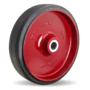 Hamilton W-1640-R-1-1/2 Mold-on Rubber Wheel, 16" Dia x 4" W - Cast Iron Core wi