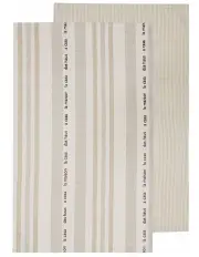 [Ladelle] La Casa Kitchen Towel 2 Pack in Taupe
