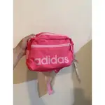 全新ADIDAS粉色腰包