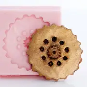 Silicone Gear Mold Gothic Clock Gear Flexible Food Safe Fondant Craft Mold (815