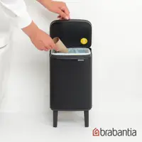 在飛比找PChome24h購物優惠-【Brabantia】BO WASTE BIN 掀蓋式高腳-