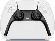 Geekhome - Playstation 5 Controller Charger - RGB Charging Status Indicator - Perfect Fit Design - Wall Mount PS5 Hanger, USB Charging Cable - Charging Station for Dualsense & Dualsense Edge Gamepads
