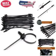 50 Pcs Heavy Duty Nylon Zip Ties - Durable Self Locking Cable Management