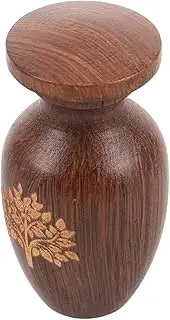 Pet Ashes Box Dog Cat Funeral Supplies Wooden Urn Keepsake Jar for Pet Cremation