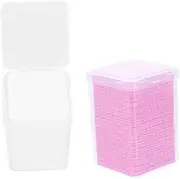 Baluue Eyelash Glue Cleaning Pads 200 Sheets Per Box Safe Gentle for for Salons