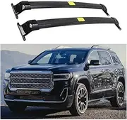 2PCS Aluminum Crossbar Cross Bars Lockable Compatible for GMC Acadia 2024 Luggage Carrier Roof Rail Rack Lockable