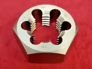 1-1/2-6 NC x 2.5" Hex Irwin Hanson 7274 Rethread Die Carbon Steel RH