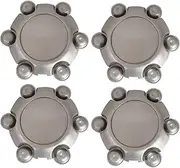 4pcs Car Wheel Center Caps Hub Cover Compatible with D-MAX 2003 to 2011 DMAX 6Hole Isuzu Send Logo Wheel Center Caps