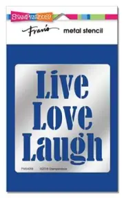 Dreamweaver Metal Stencil Live Love Laugh Ensemble, NEW