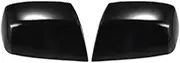 Car Exterior Side Mirror Cover Trim Rear View Mirror Housing Door Wing Mirror Covering Cap Compatible For Silverado 1500 2014-2019