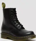 Dr. Martens 1460 W Lace Up Black Leather Boots Shoes Doc Martins Size 6