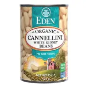 Organic Cannellini White Kidney Beans 15 Oz (Case Of 12