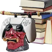 Controller Holder, Game Controller Dock Stand, Resin Gamer Display Mount, Stable Base, Space-Saving Design, Easy Assembly, Modern Look for Shelf, Tabletop, 3.34×2.75×5.43 inches