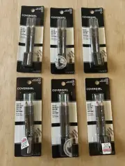 6 x COVERGIRL Easy Breezy Brow Fill + Define Brow Pencil 2pks 510 Soft Brown