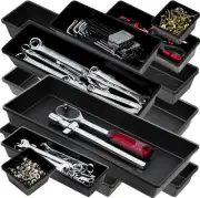 Tool Box Organizer Tray Divider Set, Extra Large Toolbox Trays, Tool Box Organiz