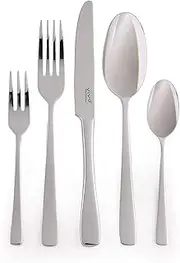 [Villeroy & Boch] vivo by Group - Voice Basic Cutlery, 30 pcs., for up to 6 Persons, Stainless Steel, Dishwasher Safe