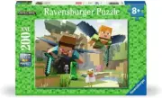 NEW & SEALED Ravensburger 04144 Minecraft Adventures 200 Pc XXL Jigsaw Puzzle