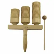 Drumfire Triple Hand-Held Tone Block/Guiro