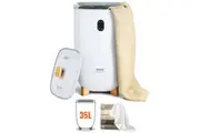 VEVOR 35L Large Towel Warmer Bucket with LED Screen Drying Fuction & Timer White