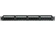 24 Port Cat6A 110 1RU Rack Mount Punch Down Patch Panel