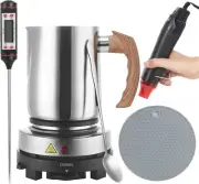 Candle Making Kit with Hot Plate for Adults Soy Candle Make Set with Wax Melter