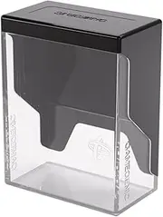 Gamegenic 50+ Bastion Deck Box, Black/Clear