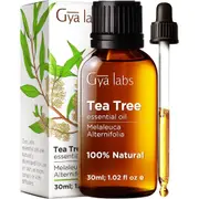 Gya Labs Australian Tea Tree Oil for Hair & Scalp - 100% Natural Tea Tree Oil for Face - Tea Tree Oil for Skin, Toenails & Piercings (30 ml)
