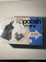 Kapoosh - Mini Knife Block Slotless black Cutlery Holder