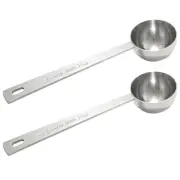 2 Pcs Stir Coffee Measuring Spoon Small Size Scoop Easy to Store