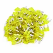 100 Pack 20A Mini Blade Auto Fuses APM ATM 32V Short Circuit Protection