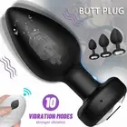 Prostate Massager Vibrator Anal Butt Plug G-Spot Stimulator Vibrating Sex Toy AU