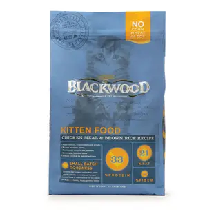 美國 柏萊富 Blackwood 特調幼貓成長配方(雞肉+糙米)